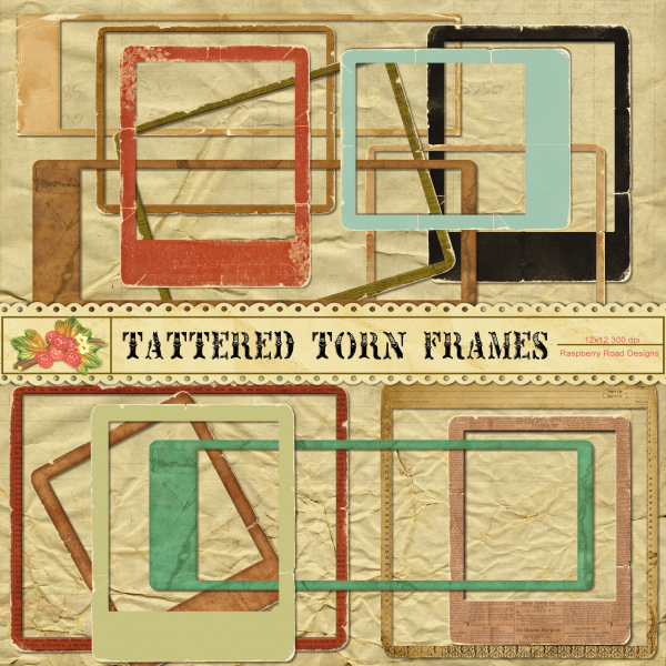 Tattered Torn Frames
